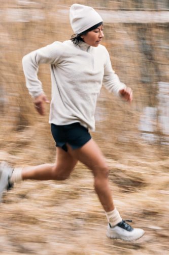 Houdini Ws Lykan Half Zip - Foggy Mountain