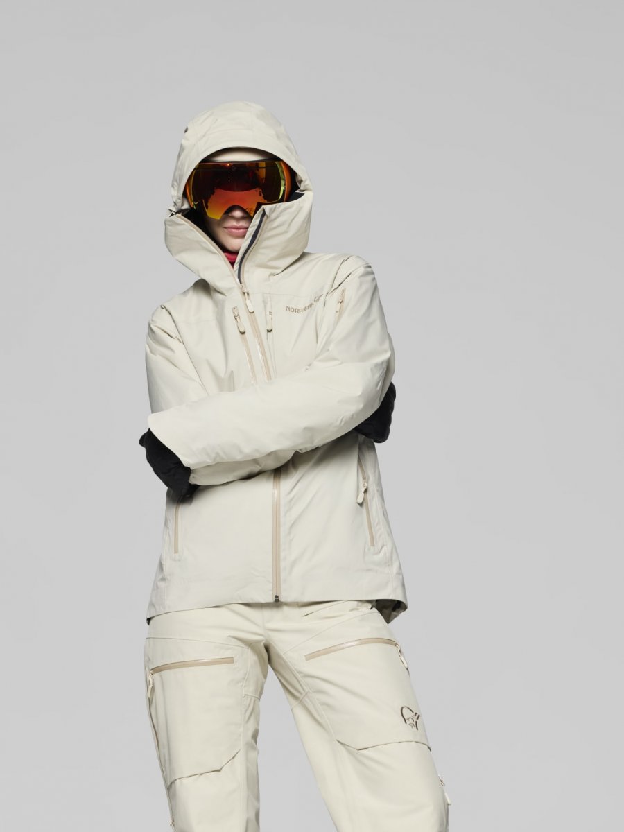 Norrøna Lofoten Gore-Tex Insulated Jacket Women - Oatmeal